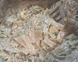 Foto del paso 5 de la receta: Tagliatelle con gambas y espinacas