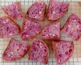 Foto langkah ke 21 dari resep Ubi Ungu Cheddar Sourdough Bread.