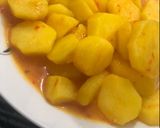 A picture of step 6 of Irish potatoes porridge.