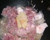 A picture of step 2 of Pishawri dum qeema.