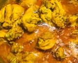 A picture of step 7 of Red Spicy chicken Qorma.