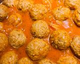 A picture of step 3 of Quick Italian Meatball Soup with Spaghetti.