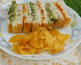 A picture of step 5 of Chattny sandwiches, tringal.