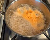 Hình bước làm 1 của món Canh riêu đậu