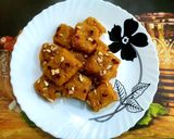 A picture of step 4 of Besan Burfi.