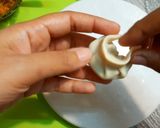 A picture of step 9 of DEVIL MOMOS | SPICY VEGETABLE MOMO IN Chilli GARLIC SAUCE.