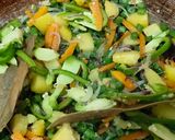 A picture of step 3 of Vegetable Biryani.