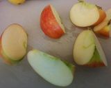 A picture of step 2 of Apple Bunnies.
