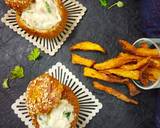 Baked buns filled aloo dip with pumpkin French fries recipe step 8 photo