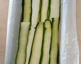 Foto del passaggio 6 della ricetta TORTINO DI ZUCCHINE CON TRAMEZZINI 😋😋🥒