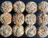 A picture of step 6 of Rhubarb Crumble Cupcakes.