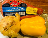 A picture of step 1 of Cauliflower and Beef Kielbasa.