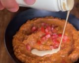 A picture of step 4 of Fava bean dip. فول مدمس fool Mdamass.