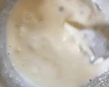 A picture of step 1 of Dahi Upma.