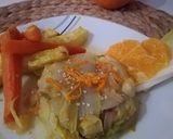 Une image de l'étape 12 de Endives à l'orange et frites de légumes.