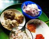 চিংড়ি মাছ দিয়ে কচুর লতি(Chingri with loti recipe in bengali) রেসিপি ধাপ - 1 ছবি