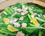 Hình bước làm 3 của món Canh Cải Ngọt Nấu Nghêu