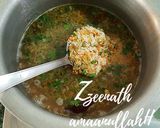 A picture of step 3 of Hyderabadi Khichdi with Methi Sprouts.
