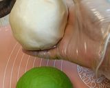 Foto langkah ke 5 dari resep Bakpao Pandan Isi Coklat.