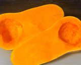 Une image de l'étape 1 de Flan de courge butternut.