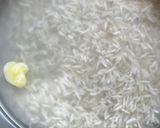 A picture of step 1 of Kesari Bhat.