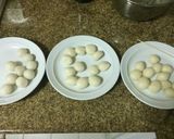A picture of step 5 of Japanese Mitarashi-Dumpling.