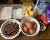 Foto langkah ke 1 dari resep Bolu Marmer Jadul.
