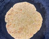 A picture of step 2 of Jowar paratha.