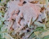 A picture of step 2 of Fermented Sauerkraut Batch 9.