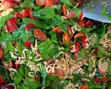 Foto langkah ke 3 dari resep Tumis kulit dan daun melinjo.