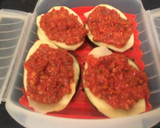 Foto del paso 4 de la receta: Moussaka de berenjena, patata y boloñesa vegetariana en estuche Lékué