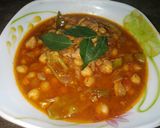 A picture of step 5 of Murg choley.
