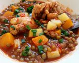 Foto del paso 6 de la receta: Guiso de lentejas con alitas de pollo