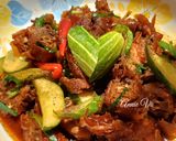 Hình bước làm 3 của món Vịt quay kho dưa leo