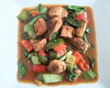 Foto del paso 2 de la receta: Pak Choi salteado con Cerdo 👍🇵🇪