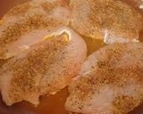 A picture of step 2 of Chicken & mushroom Traybake.