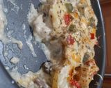 Foto langkah ke 5 dari resep Potato au Gratin with Meat and Mushroom.