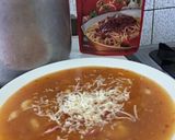 Foto langkah ke 3 dari resep 59. Bolognaise Macaroni Soup.