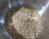 A picture of step 1 of Walnut halwa.