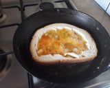 Zöldséges tojásos sült szendvics recept fázis 3 fotója