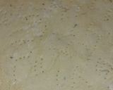 A picture of step 3 of Hawaaain pizza.