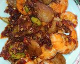 Foto langkah ke 5 dari resep Udang Pete Balado (+bakso sapi).
