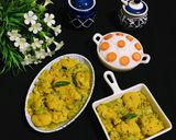 A picture of step 9 of Jal Bhara Chichinga / Steamed fritters in Snake Gourd curry.