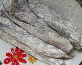 Foto del paso 4 de la receta Bacaladilla rebozada🐟 y ensalada de pimientos🎇