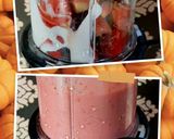 A picture of step 1 of Carrot Cucumber Strawberry Smoothie Bowl.