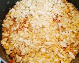 Foto del paso 4 de la receta: Berenjenas horneadas con pollo y tomate