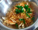 A picture of step 4 of Potato Lachha.