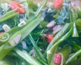 Foto langkah ke 4 dari resep Tumis Kangkung Sederhana.