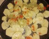 Foto del paso 1 de la receta: Papas con milanesa y arroz ✨🥘🍜🍛