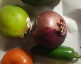 A picture of step 1 of VashBake Mango Salsa.